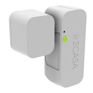 Sigma Casa Smart Door Sensor - intelligenter Fenster-/Tür-Kontakt für Smart-Home Haus-Automatisierung als Alarmanlage zum Schutz vor Einbruch, warnt bei geöffneten Türen und Fenstern und sendet eine Mitteilung auf Smartphone oder Tablet