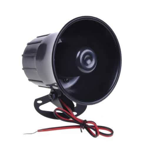 Neewer 15W Super Power Elektronische Wired Alarmsirene Horn für Haus-Alarm-System