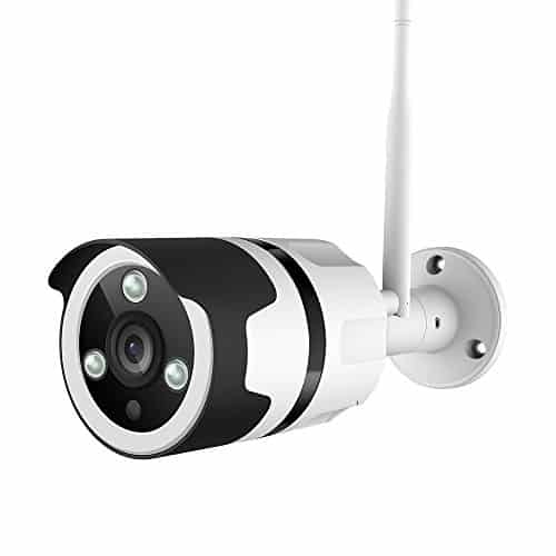 Netvue Vigil 1080p Bullet Kamera, Kompatibel mit Alexa, wetterfest Outdoor Home Security Wi-Fi-fähige Kamera mit Nachtsicht, 24/7 Cloud Recording und TF-Speicherkarte, Motion Detection Gruß von Netvue